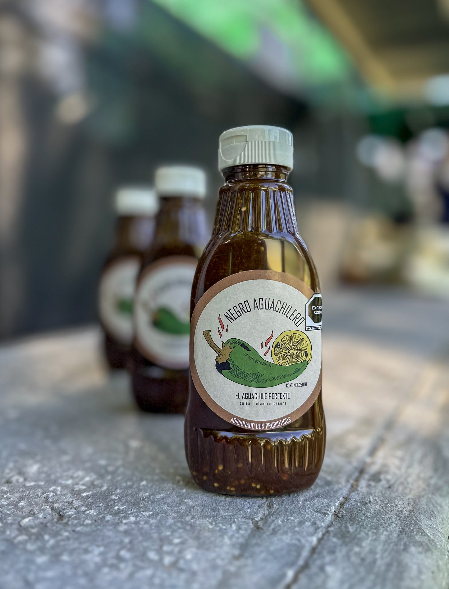 Salsa Negro Aguachilero Paquete de 10 Botellas