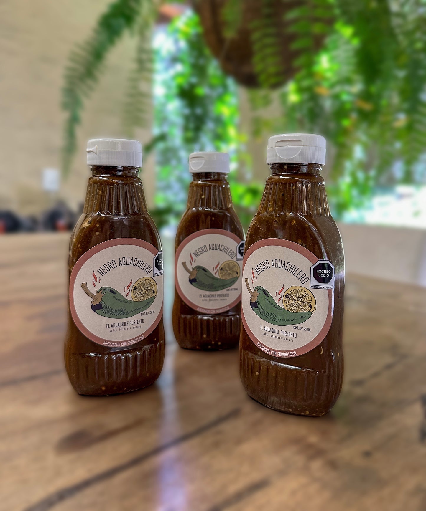 Salsa Negro Aguachilero Paquete de 5 Botellas